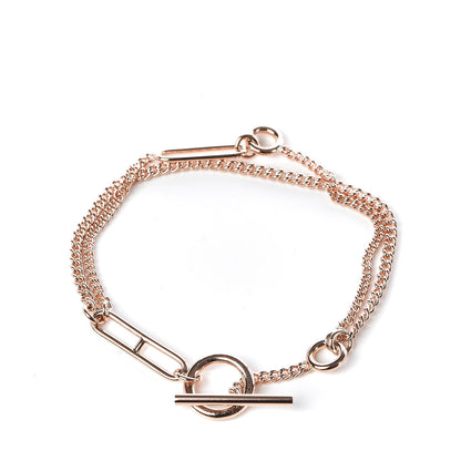 Hermes 18K Rose Gold Echappee Bracelet SH 3 of 4
