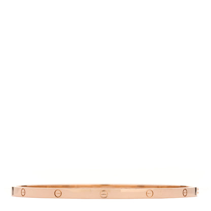 Cartier 18K Pink Gold Small LOVE Bracelet 20 1 of 9