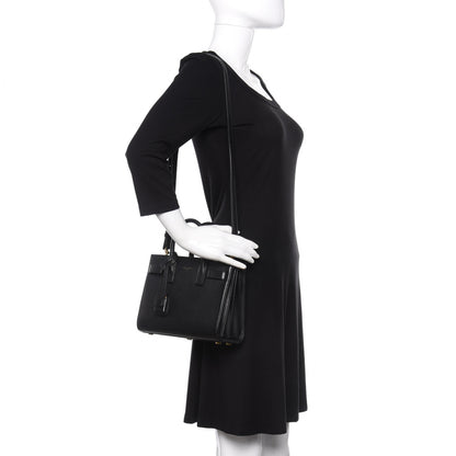 Saint Laurent Calfskin Nano Sac de Jour Black 2 of 9