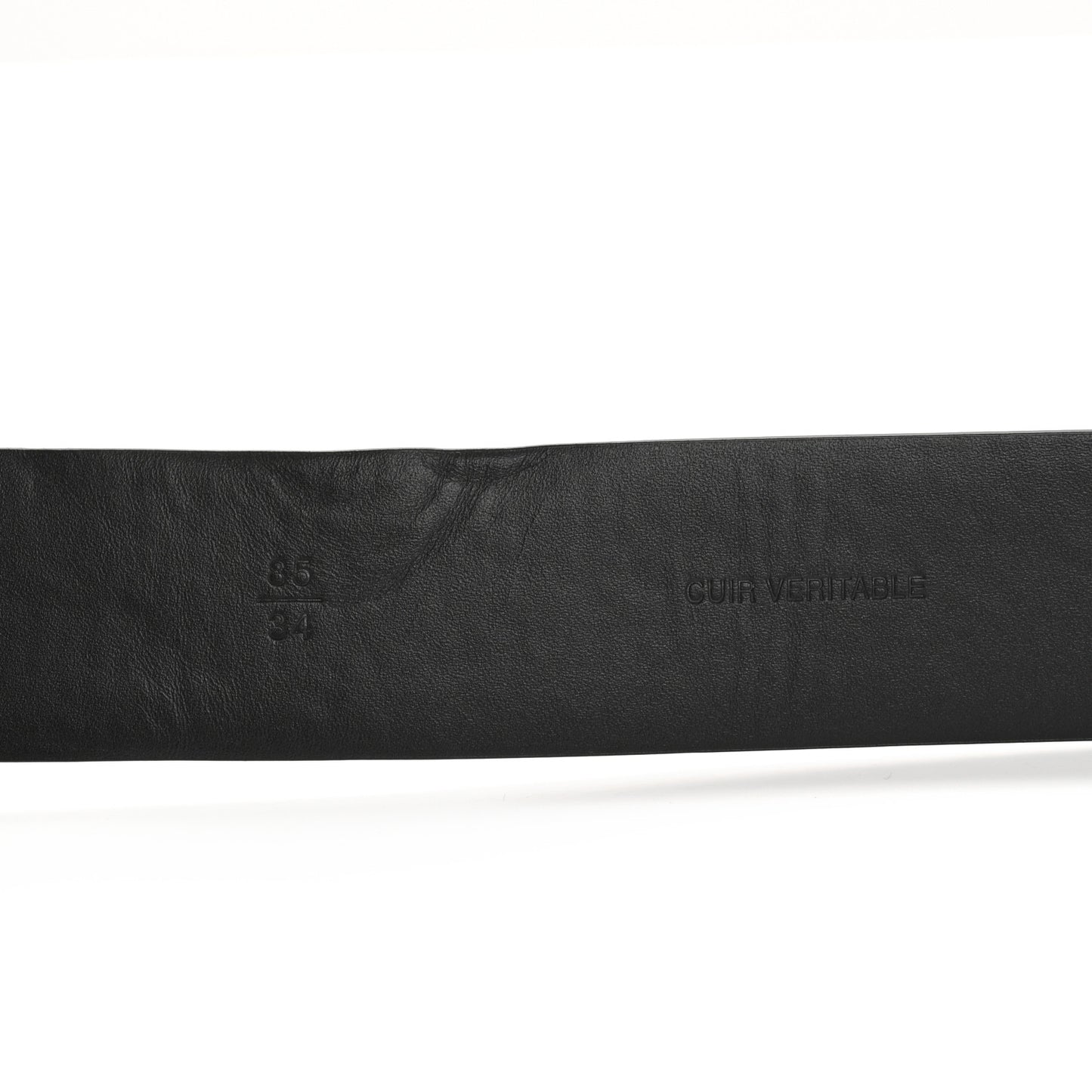 Calfskin Crystal CC Chain Belt 85 34 Black