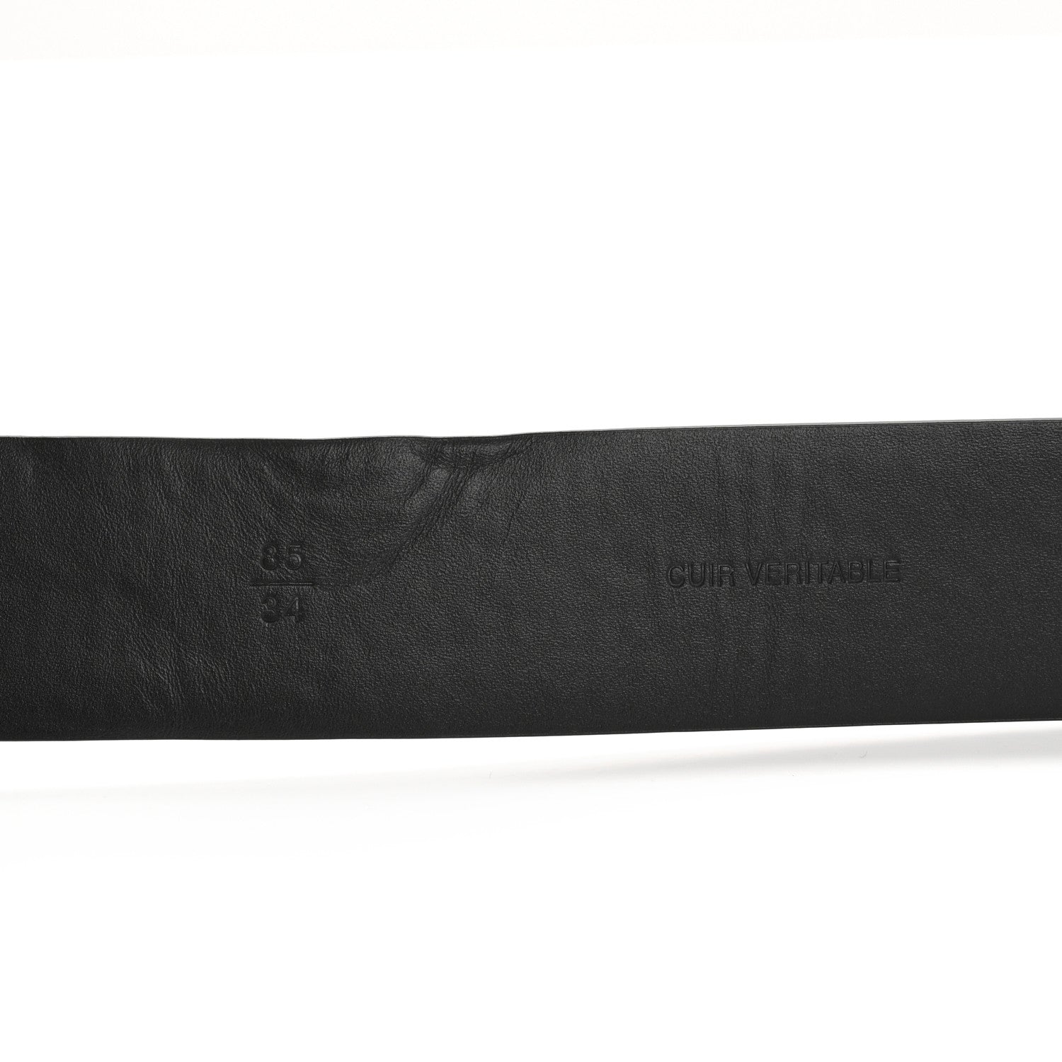 Chanel Calfskin Crystal CC Chain Belt 85 34 Black 5 of 8