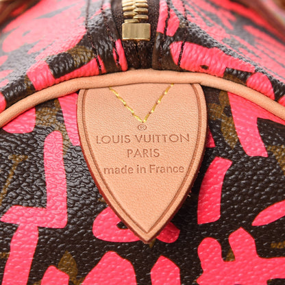 Louis Vuitton Monogram Graffiti Speedy 30 Fuchsia 7 of 7