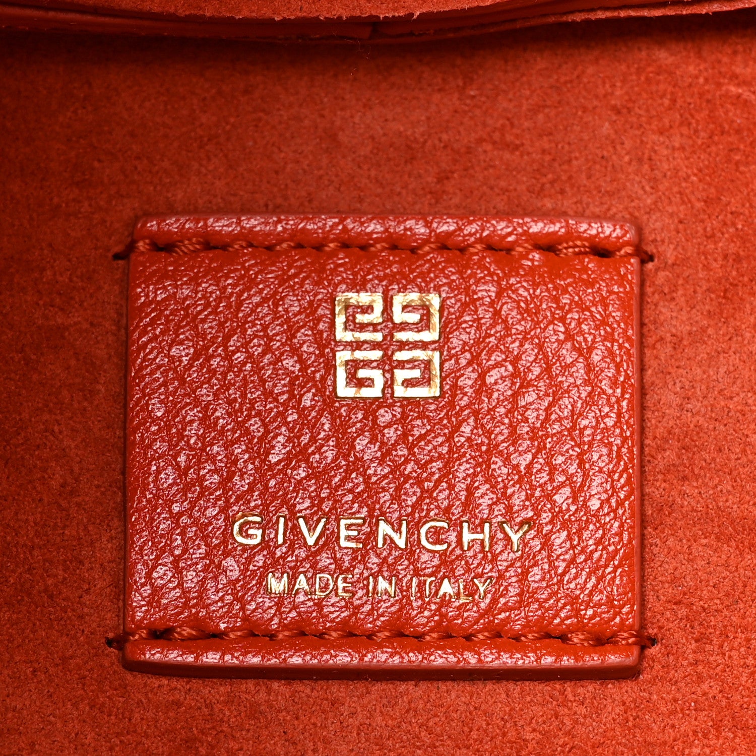 Givenchy Textured Calfskin Mini G Hobo Orange 6 of 9