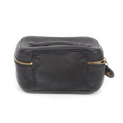 Chanel Caviar Cosmetic Case Black 3 of 9
