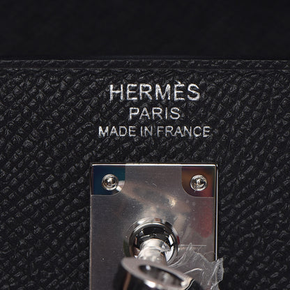 Hermes Epsom Kelly Sellier 25 Black 21 of 38