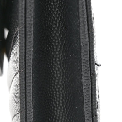 Saint Laurent Grain De Poudre Matelasse Chevron Monogram Envelope Chain Wallet Dark Smog 12 of 13