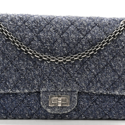 Chanel Tweed 2.55 Reissue 226 Flap Blue 8 of 11