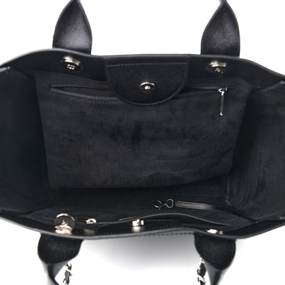 Chanel Caviar Small Studded Deauville Tote Black 5 of 9