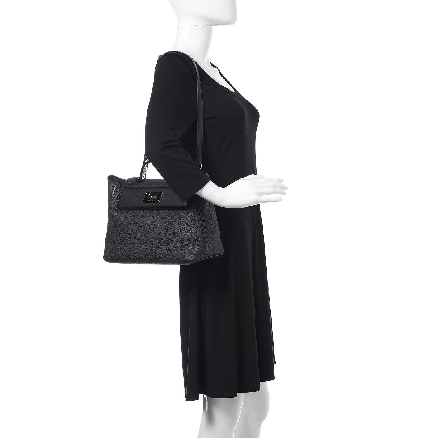 Hermes Taurillon Maurice Swift 24/24 29 Black 2 of 11