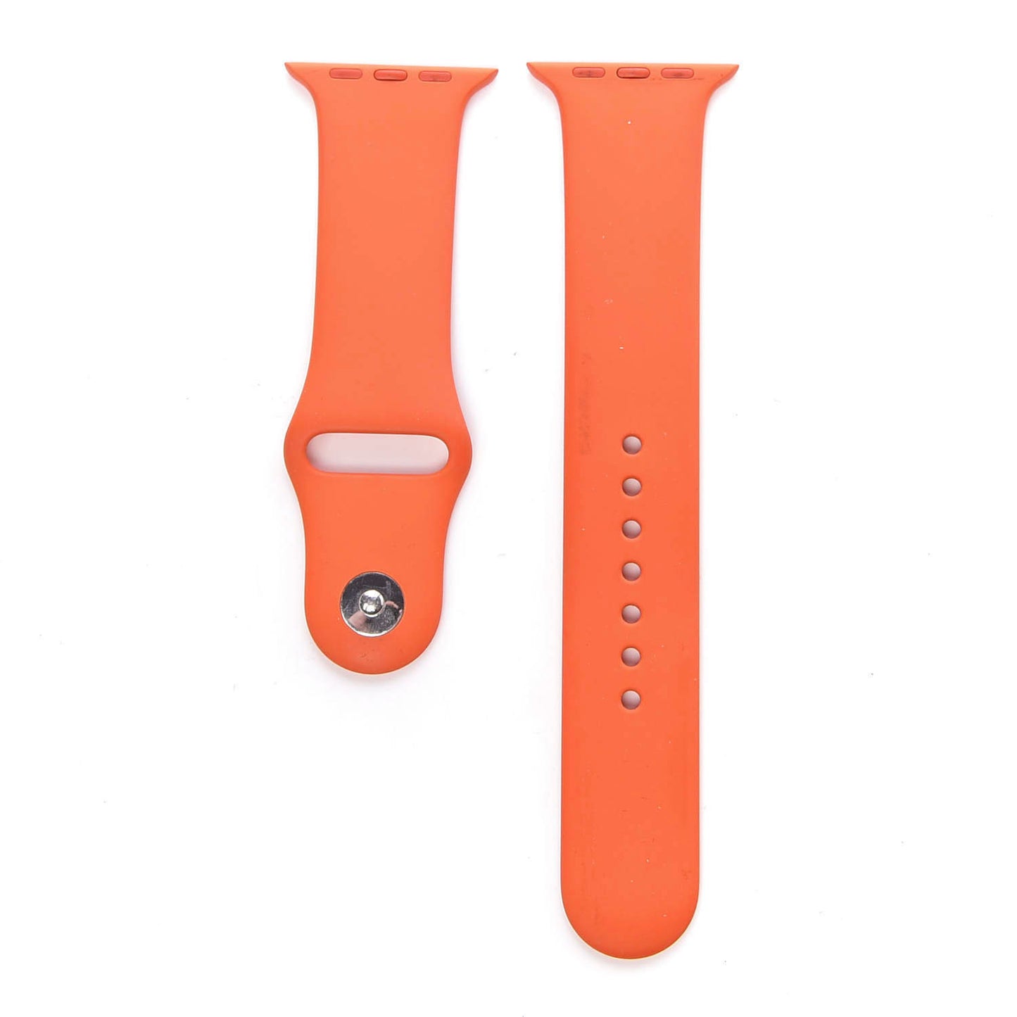 Silicone 42mm Apple Sports Watch Single Tour Band Orange