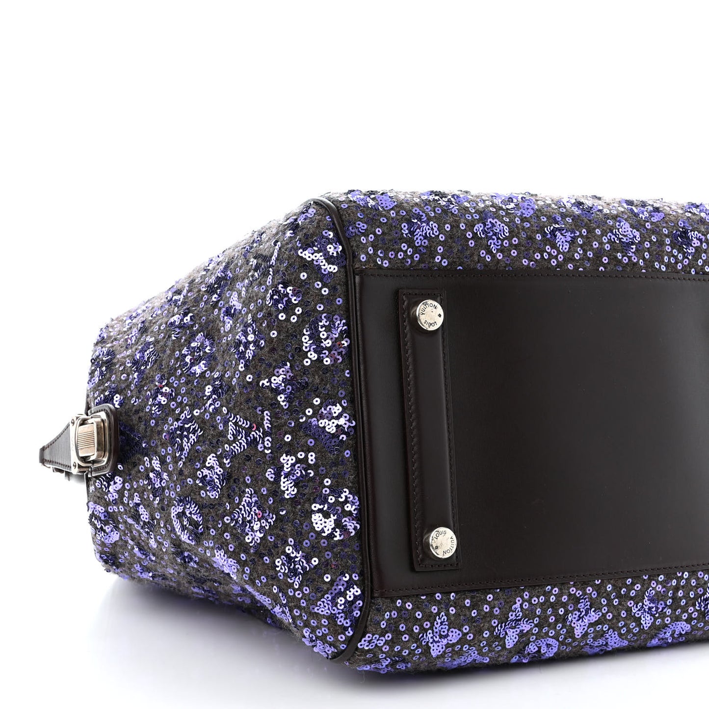 Sequin Monogram Sunshine Express North South Purple