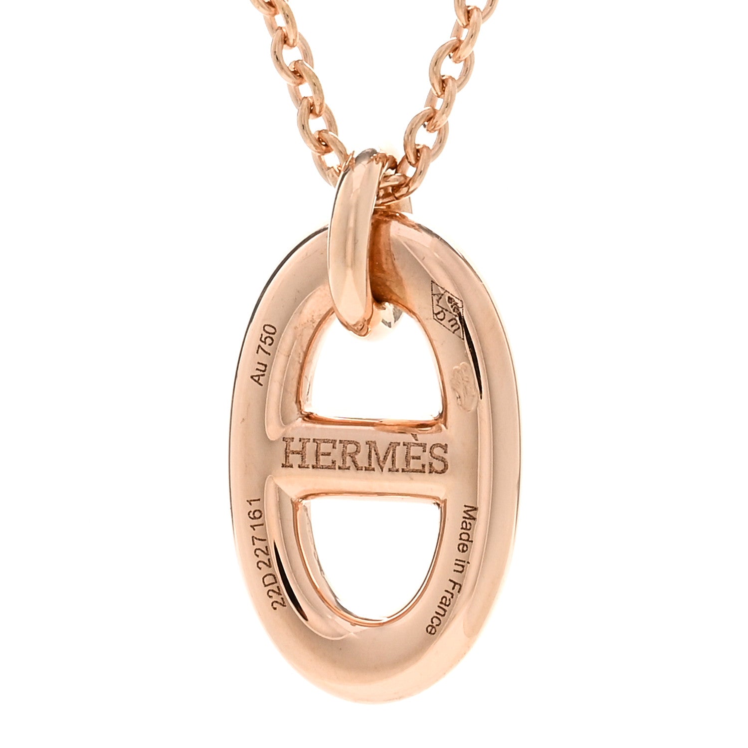 Hermes 18K Rose Gold PM Farandole Pendant Necklace 4 of 5