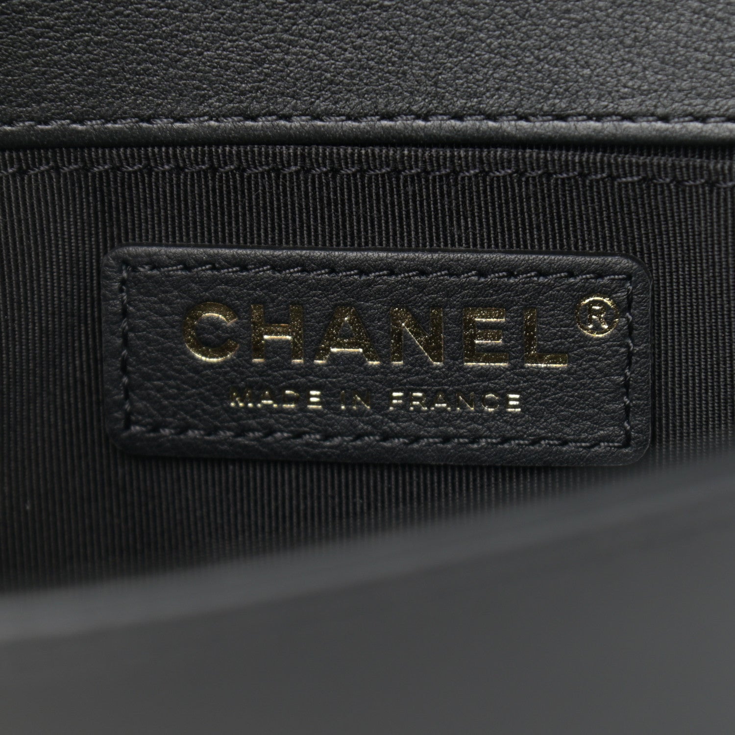 Chanel Calfskin Small Boy Logo Top Handle Flap Black 6 of 9