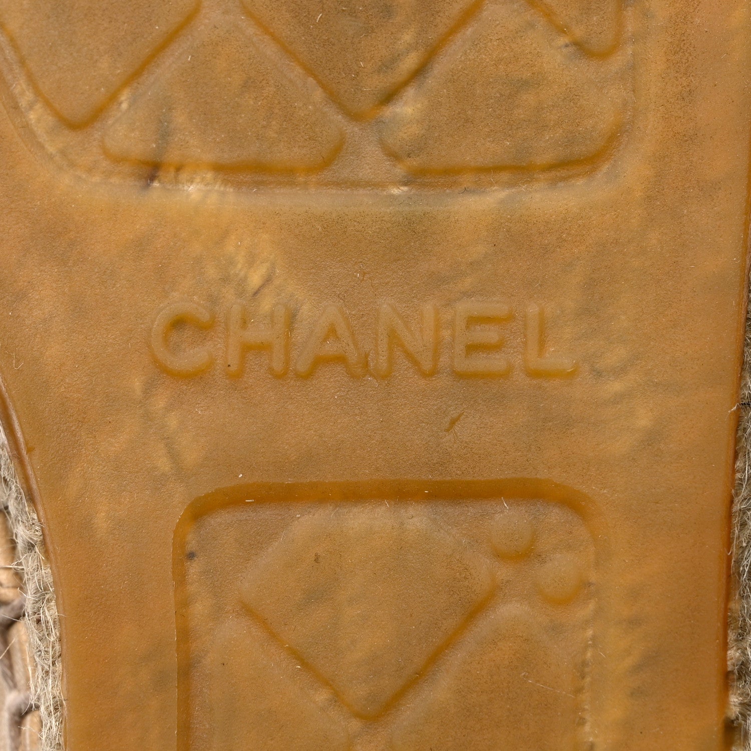 Chanel Lambskin CC Espadrilles 40 Beige Black 9 of 15