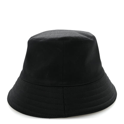 Hermes Cotton Embroidered Harper Emile Bucket Hat 59 Black 5 of 8