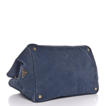 Prada Canapa Logo Shopping Tote Cobalto 4 of 6