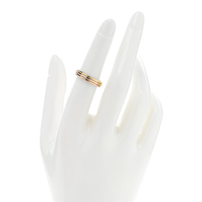 Cartier 18K Pink White Yellow Gold 3.5mm Vendome Louis Cartier Wedding Band Ring 52 6 2 of 4