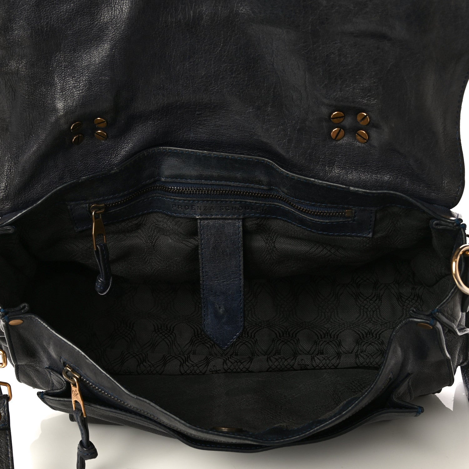 Proenza Schouler Lambskin Medium PS1 Satchel Midnight 6 of 22