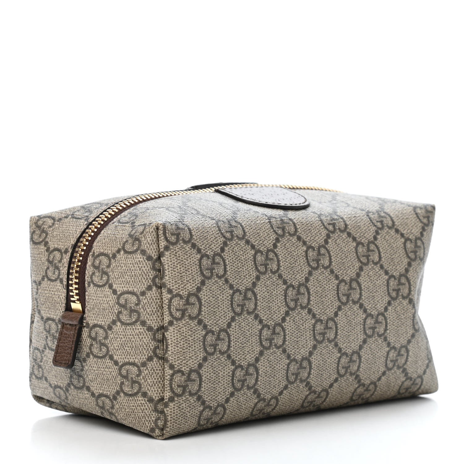 Gucci Soft GG Supreme Monogram Calfskin Medium Ophidia Cosmetic Case Beige Ebony New Acero 2 of 4