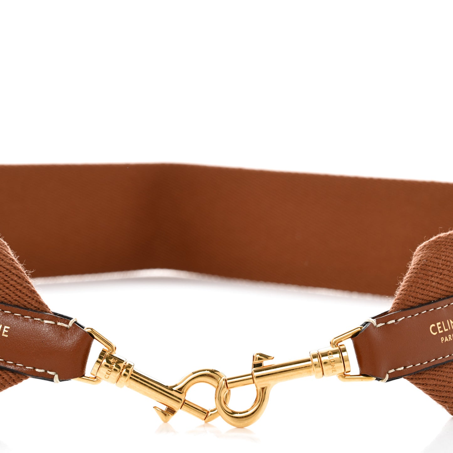 Jacquard Wool Strap Light Brown