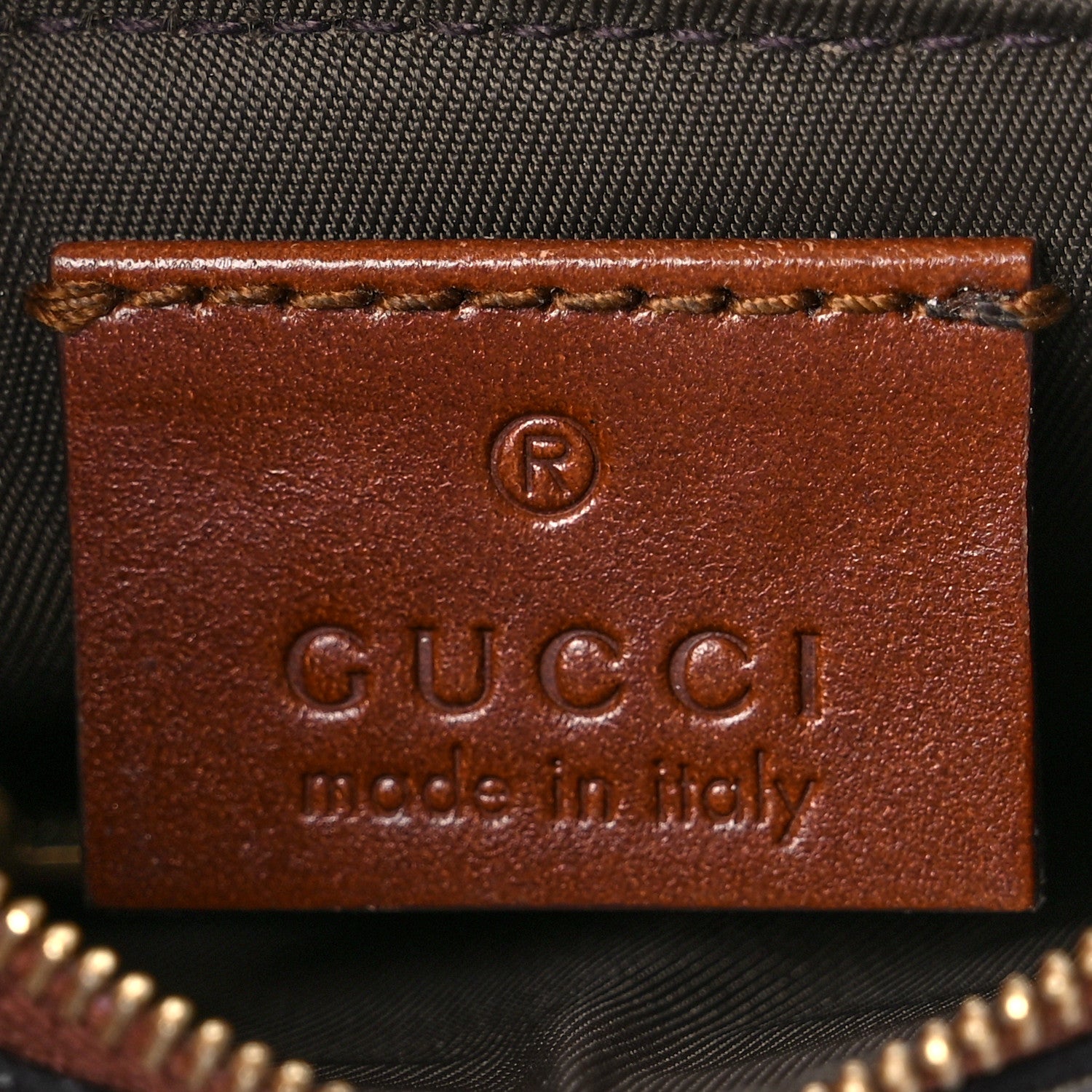 Gucci GG Supreme Monogram Key Case Beige Ebony Cuir 6 of 9