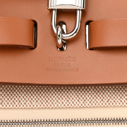 Hermes Vache Hunter Criss Viking Herbag a Dos Retourne Backpack Ecru Beige Naturel 8 of 12