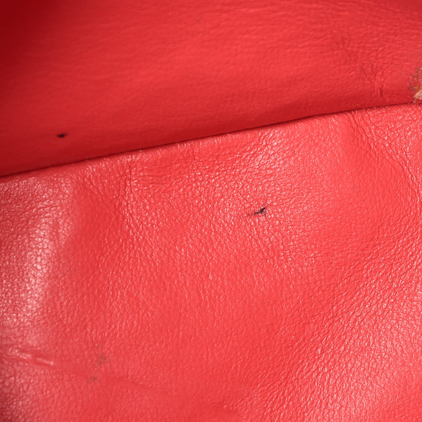 Patent Quilted Jumbo Double Flap Coral