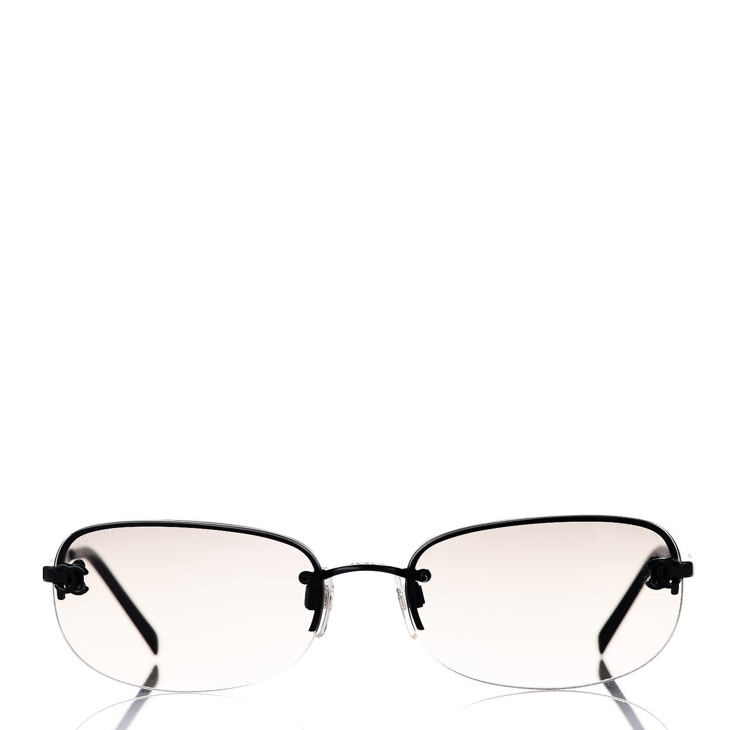 Metal CC Frameless Sunglasses 4099 Black