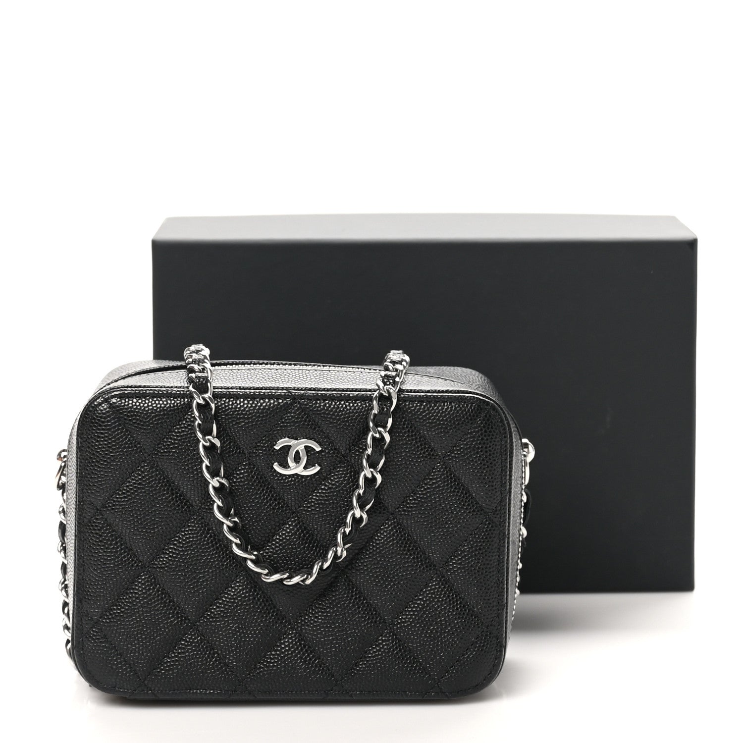 Chanel Caviar Quilted Camera Bag Black 11 of 11