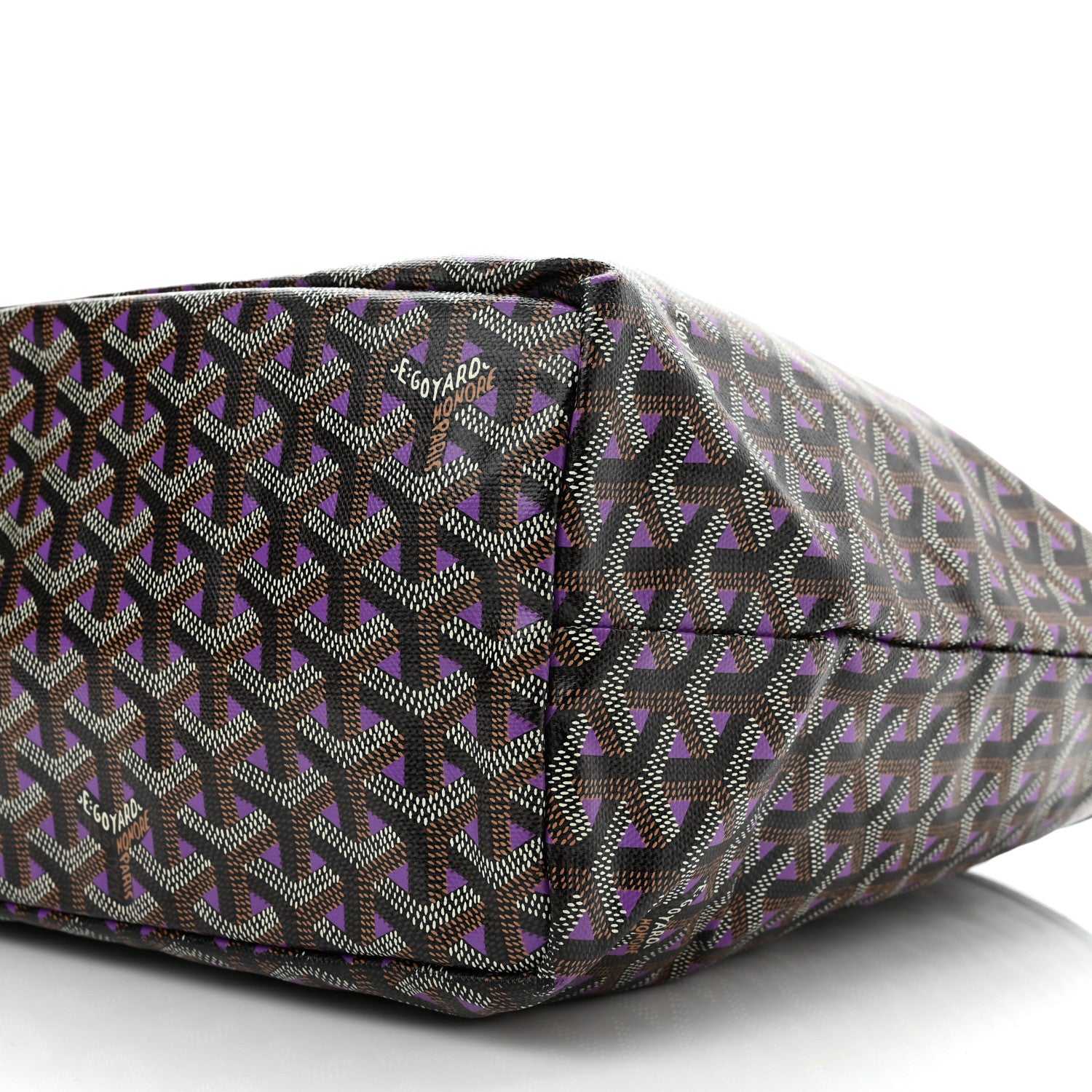 Goyard Goyardine Saint Louis Claire Voie PM Black Violet 11 of 11