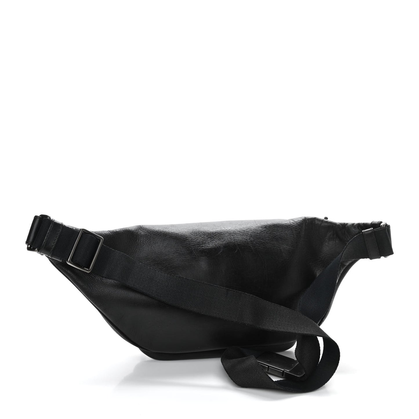 Nappa Intrecciato Belt Bag Black