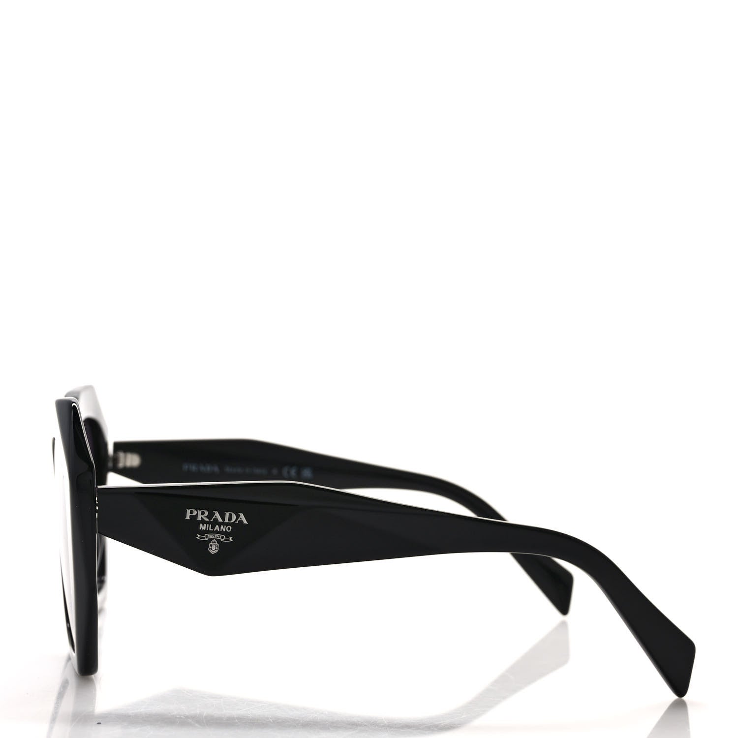 Prada Acetate Sunglasses SPR 16W Black 3 of 6
