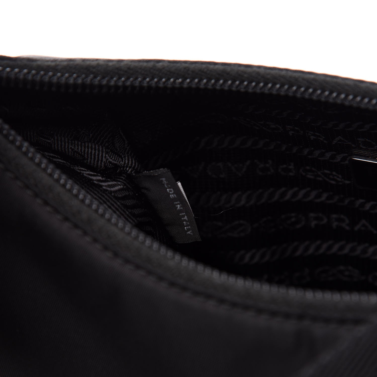 Prada Tessuto Nylon Mini Re-Edition 2000 Bag Black 7 of 11