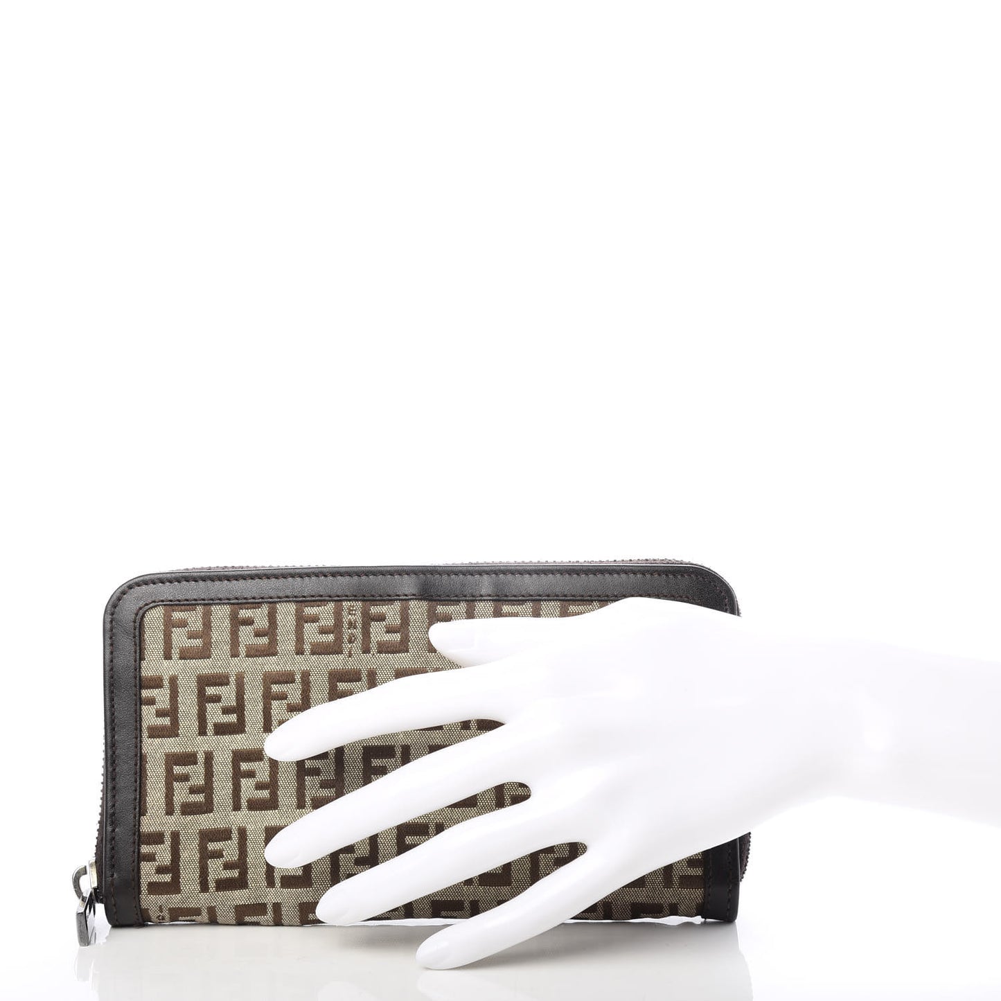 Zucchino Zip Around Wallet Dark Brown