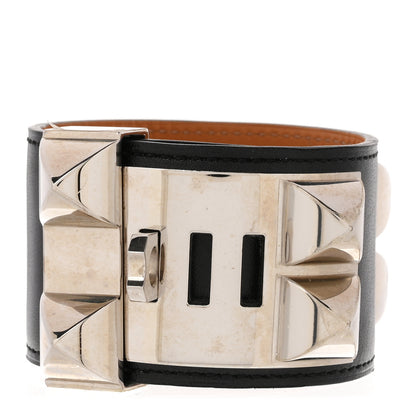 Hermes Box Collier De Chien CDC Bracelet S Black 3 of 5