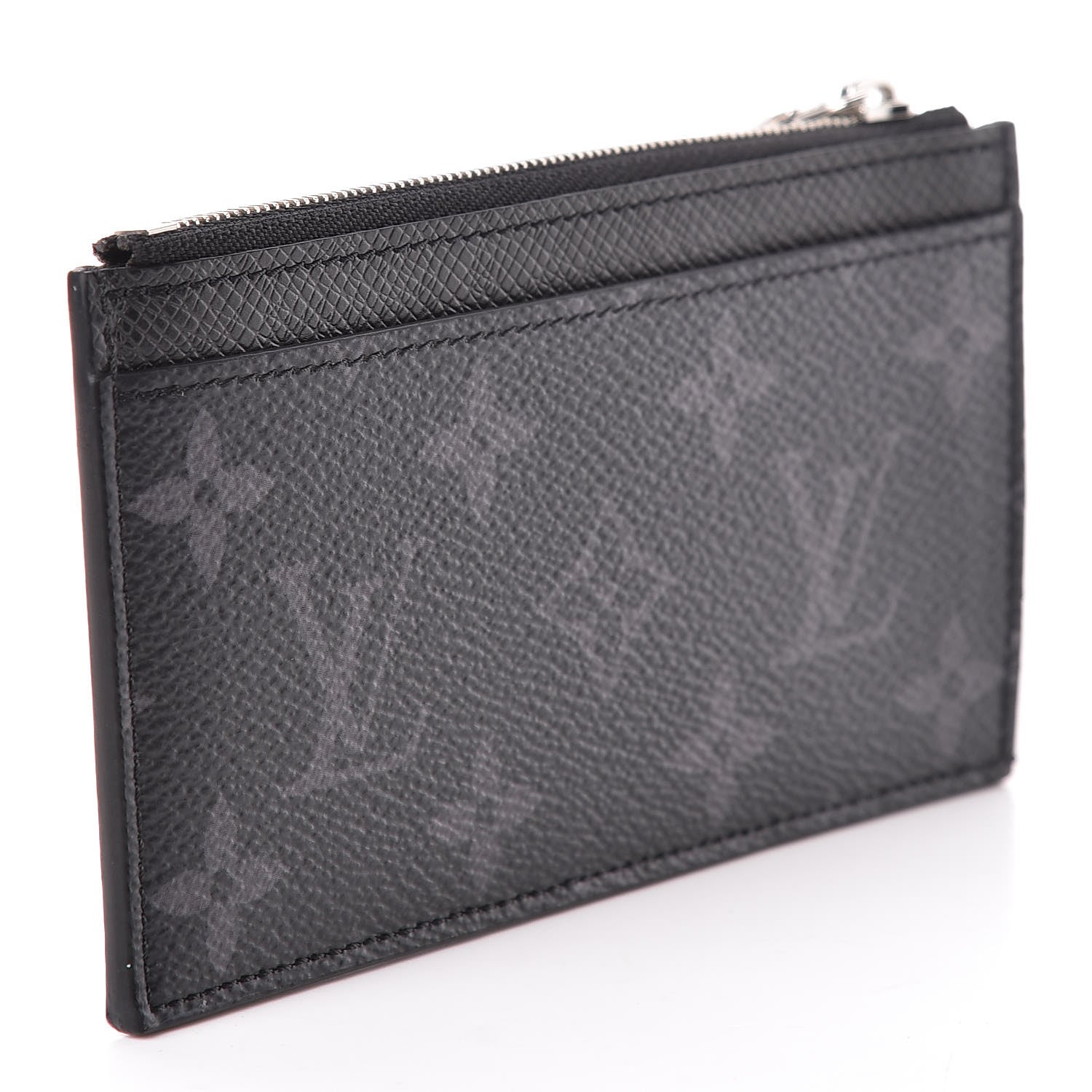 Louis Vuitton Monogram Eclipse Taiga Coin Card Holder 3 of 8