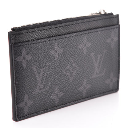 Louis Vuitton Monogram Eclipse Taiga Coin Card Holder 3 of 8