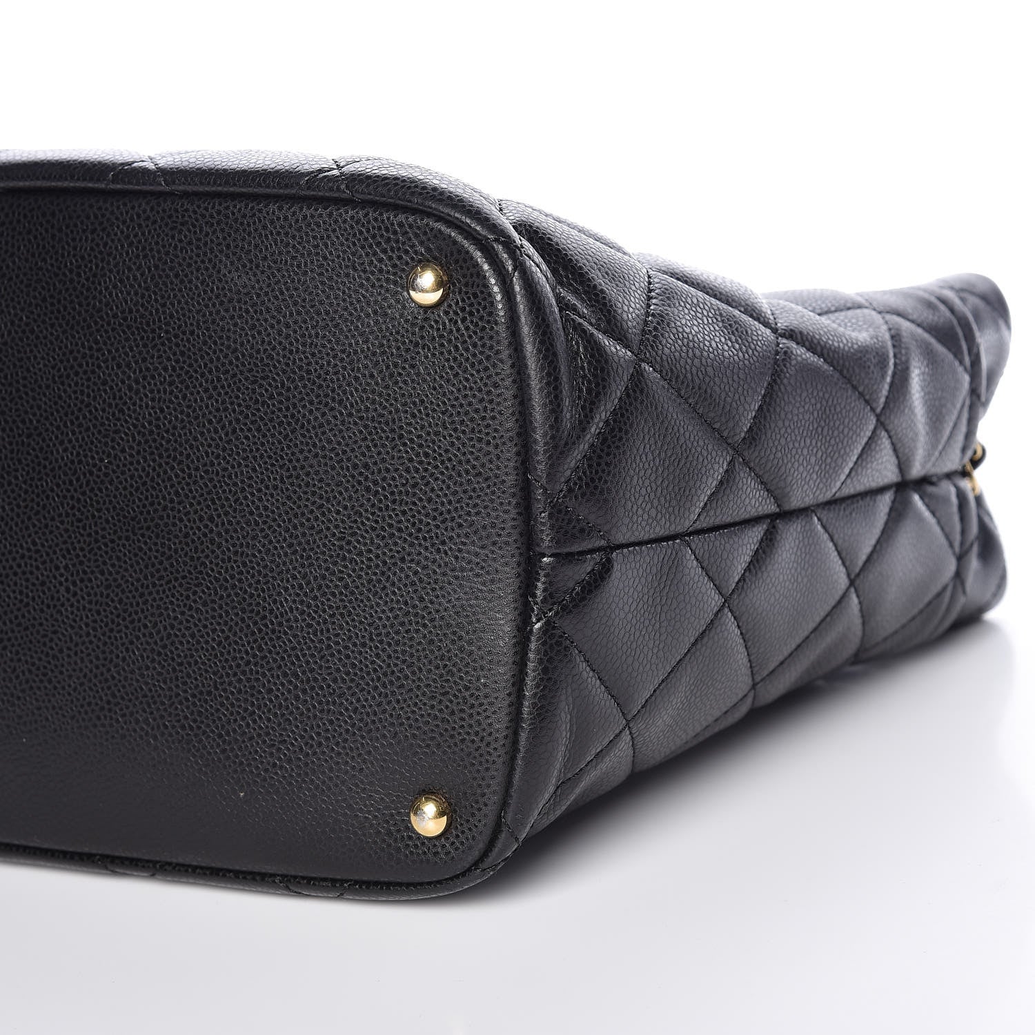 Chanel Caviar Quilted CC Timeless Soft Tote Black 9 of 10