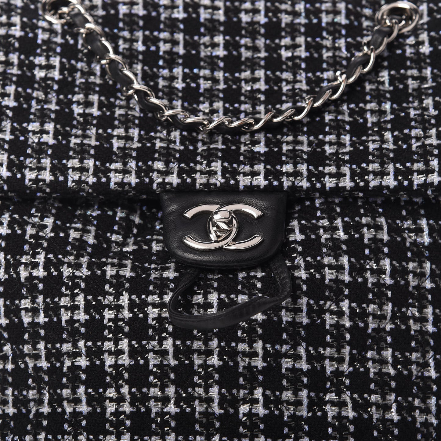 Tweed Large Urban Spirit Backpack Black White