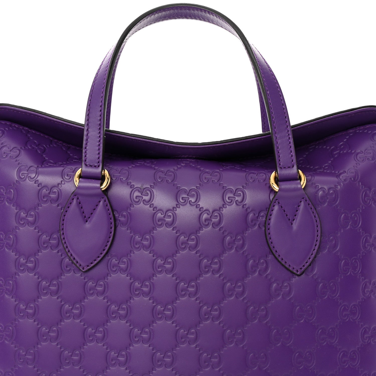 Gucci Guccissima Linea A Foldover Tote Purple 1303809 – FASHIONPHILE