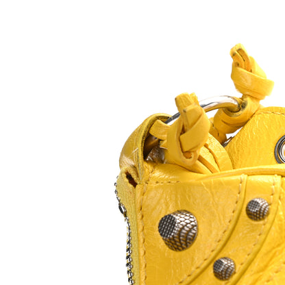 Balenciaga Agneau Arena Le Cagole Shoulder Bag XS Yellow 10 of 10