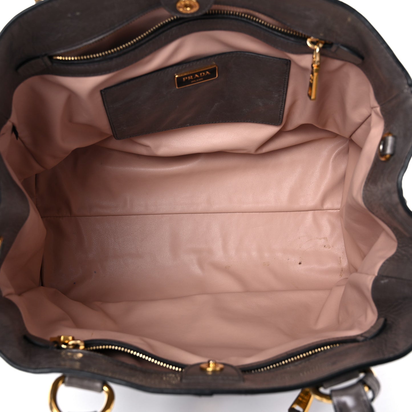 Glace Calf Front Pocket Tote Astrale