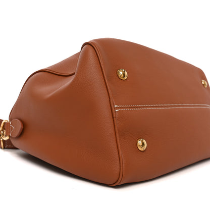 Louis Vuitton Grained Calfskin Low Key Speedy 30 Cognac 8 of 9