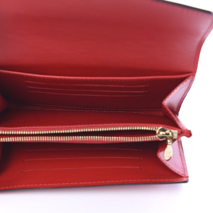 Louis Vuitton Vernis Sarah Compact Wallet Cherry 4 of 8