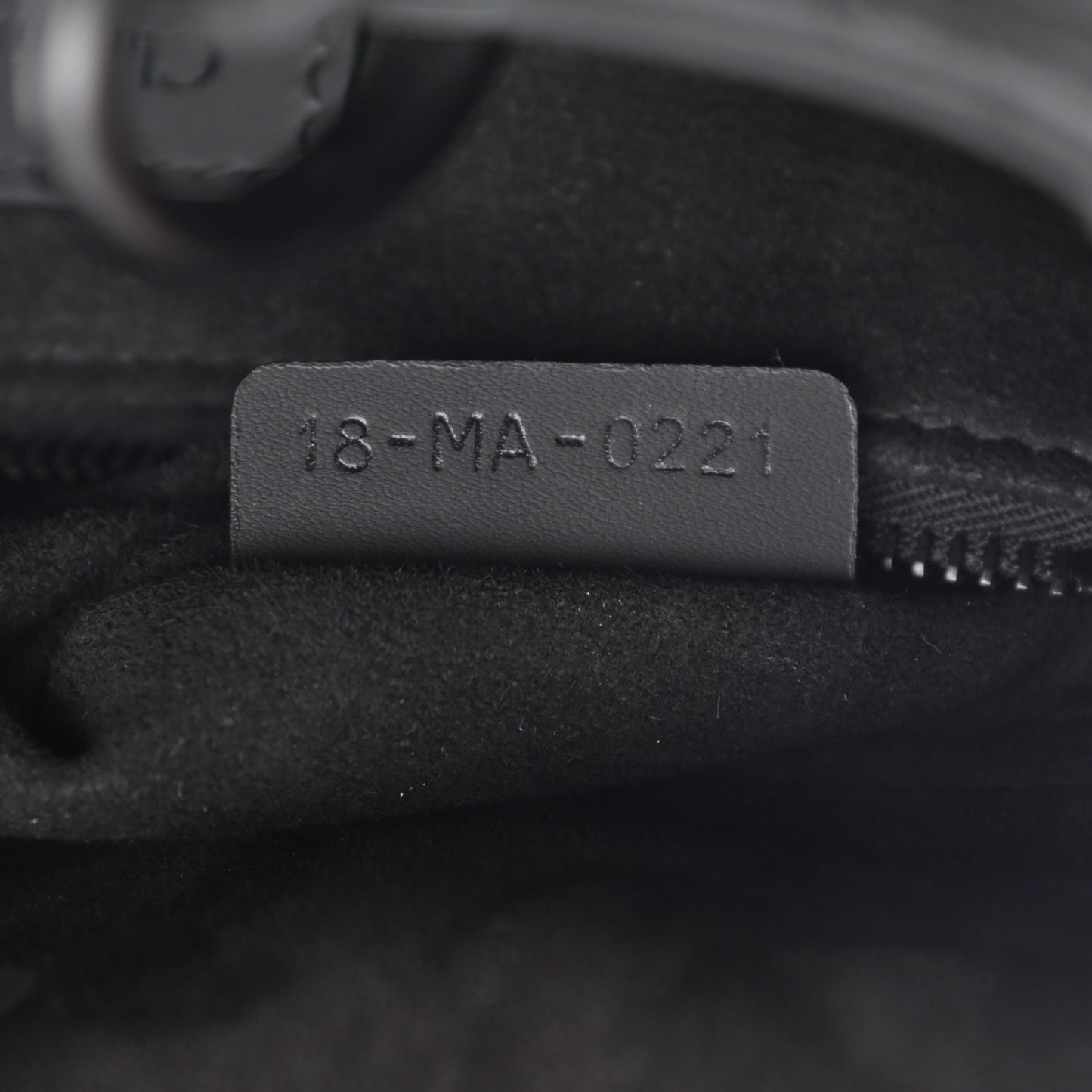 Ultra Matte Calfskin Cannage Small My ABCDior Lady Dior Black