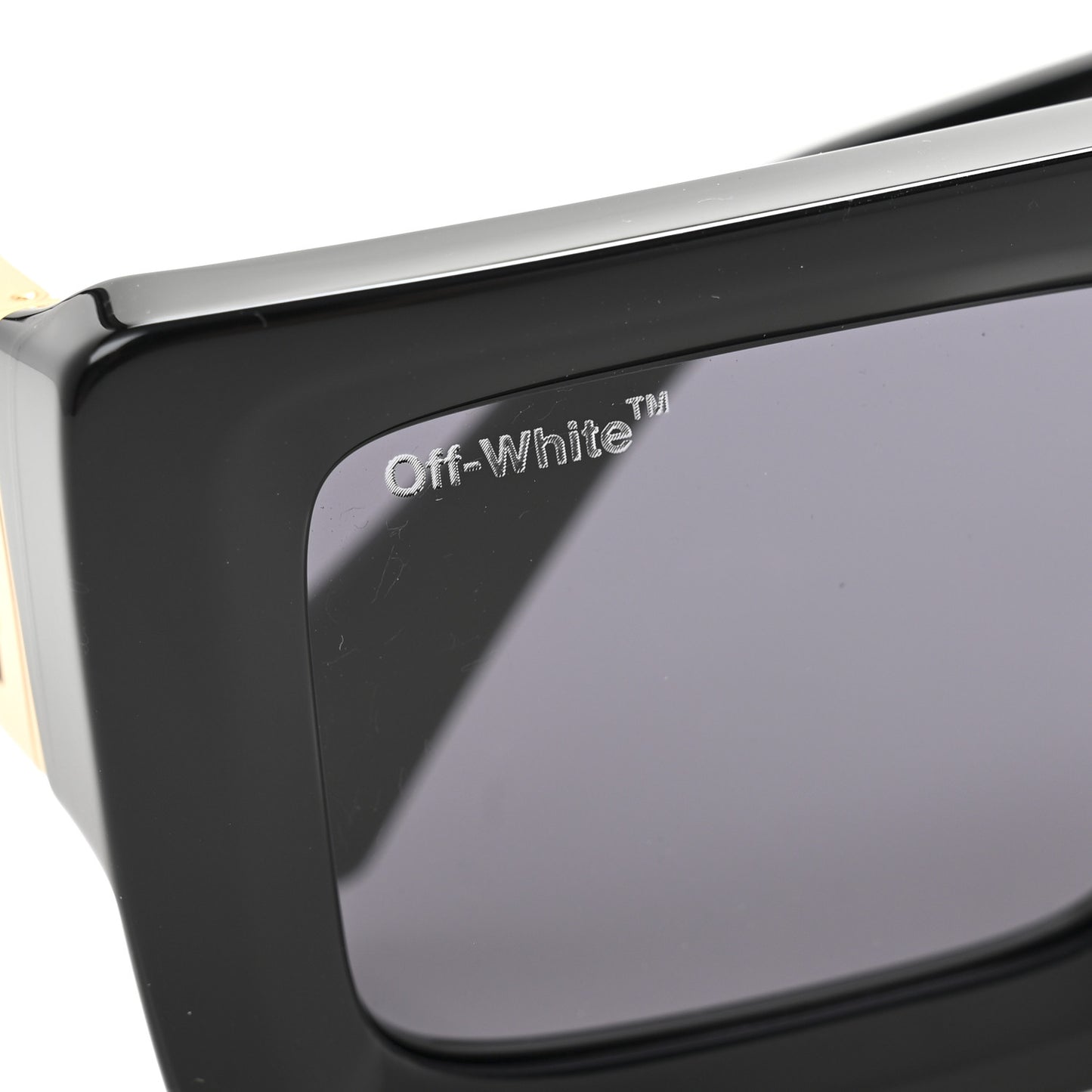 Acetate Square Sunglasses OERI049 Black