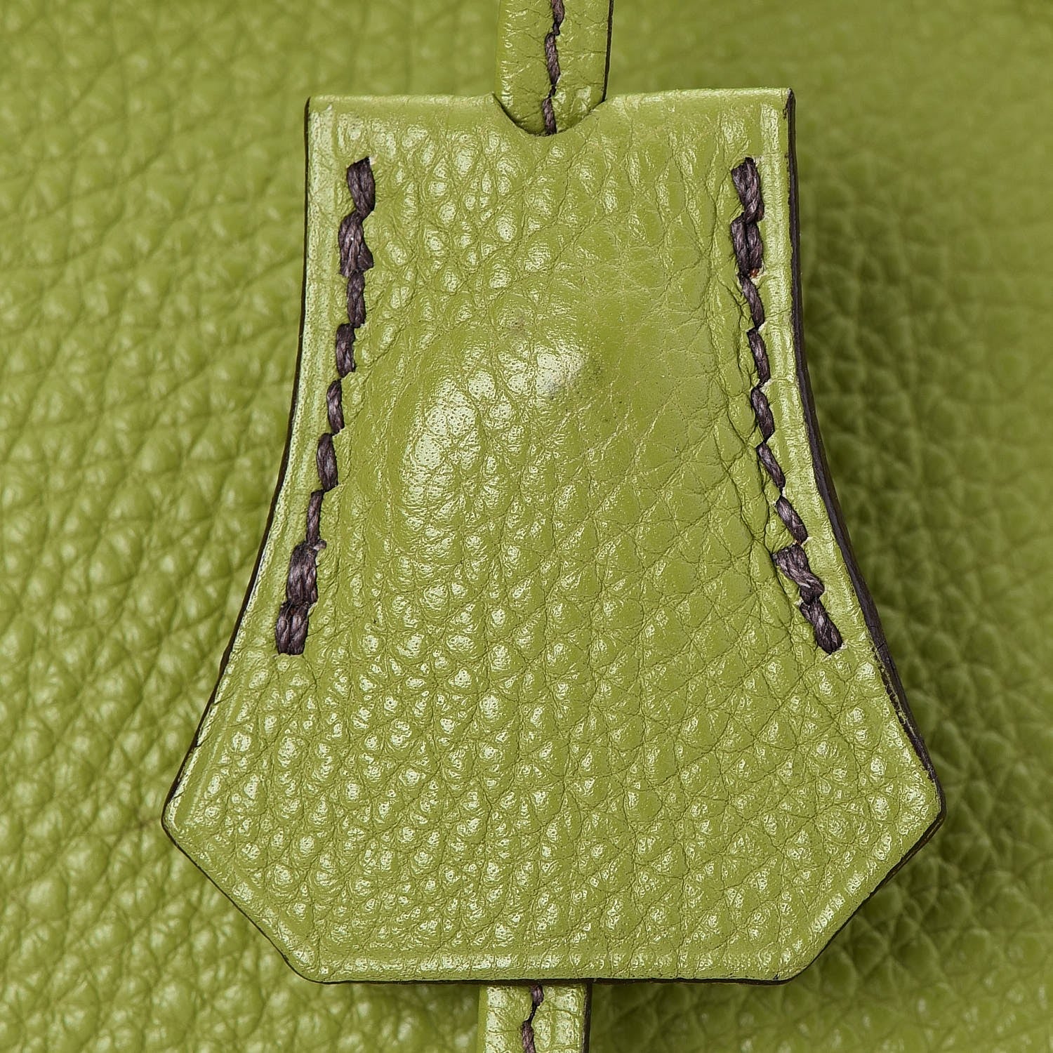 Hermes Taurillon Clemence Birkin 35 Vert Anis 10 of 41