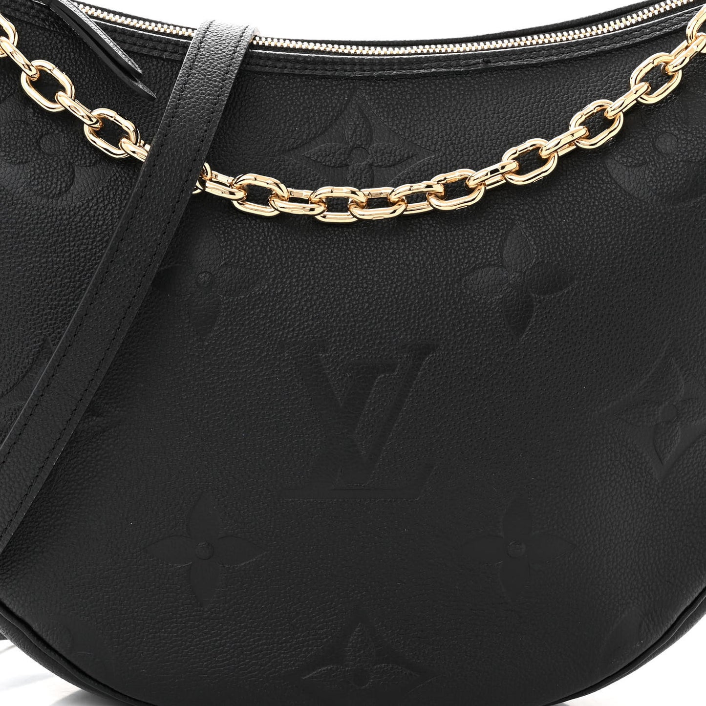 Empreinte Monogram Giant Loop Hobo Black