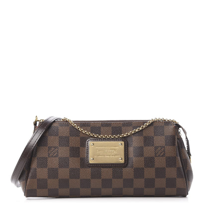 Louis Vuitton Damier Ebene Eva Clutch 1 of 13