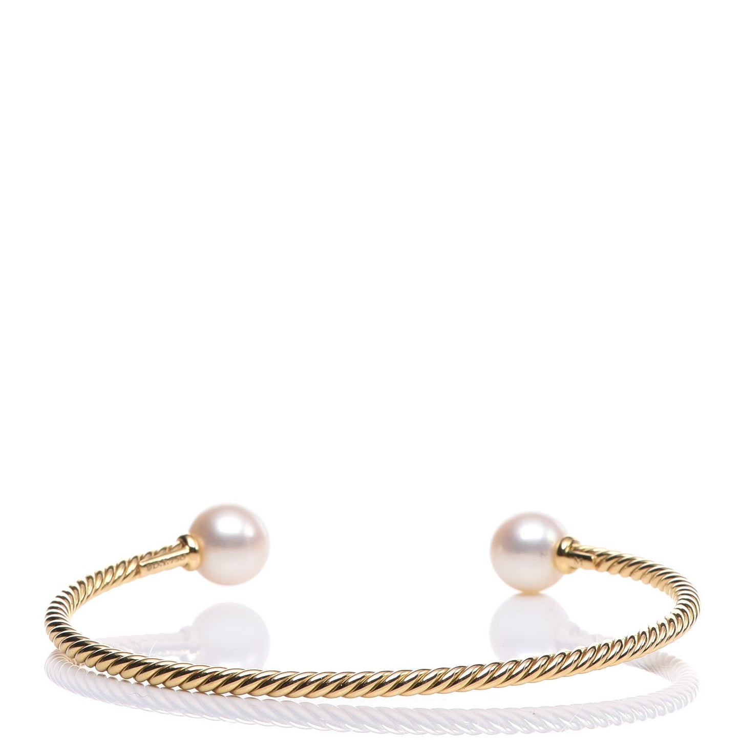 18K Yellow Gold Pearl 8.5mm Solari Bracelet